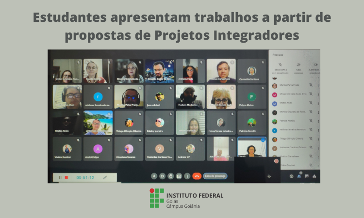 Projetos permitem que diversas disciplinas dialogem durante a execução de trabalhos realizados pelos discentes do curso técnico EJA em Desenvolvimento de Sistemas